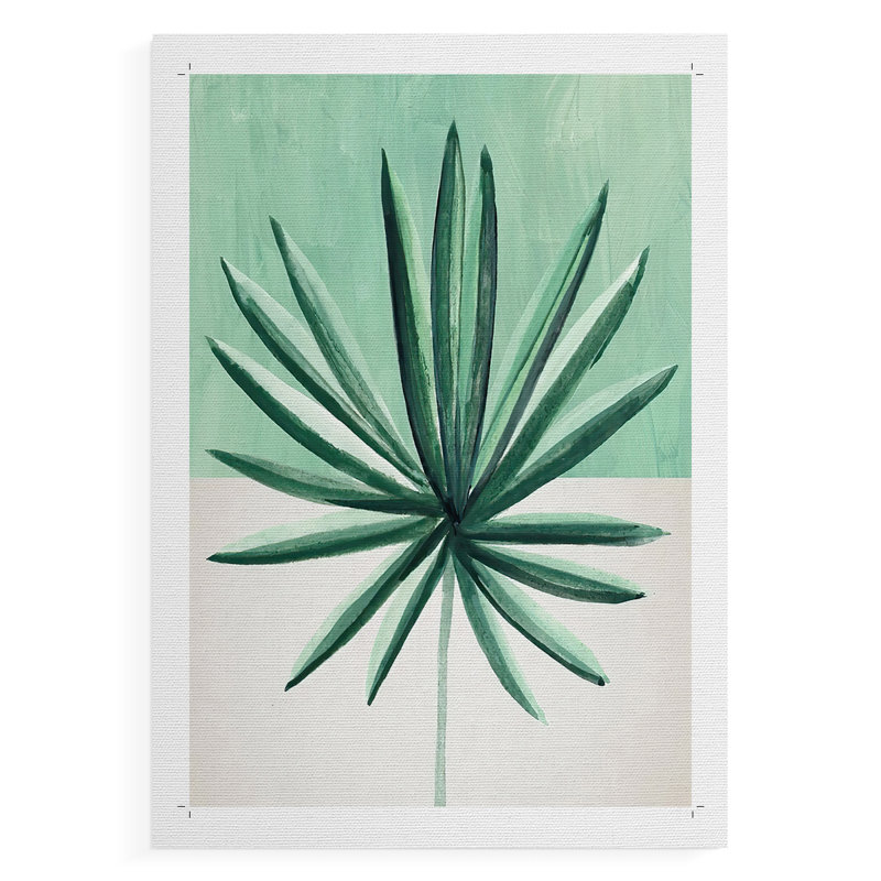 Verging Palm IV - Impression sur toile seulement - NON CADRE
