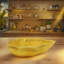 Centre de table en onyx jaune Sahara