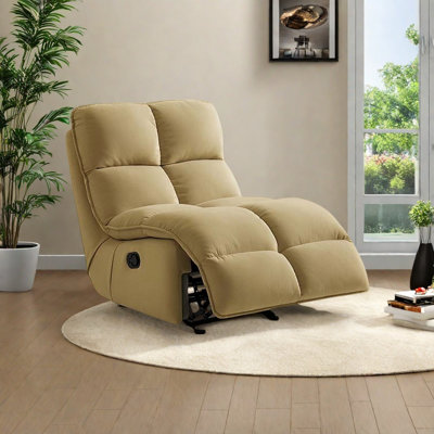 Fauteuil inclinable confortable sans accoudoirs