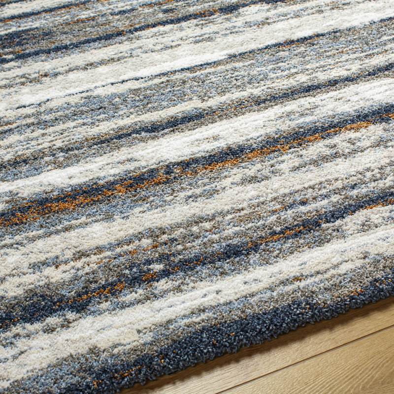 Striped Indoor Rug, Rectangle 1'11" x 2'11"
