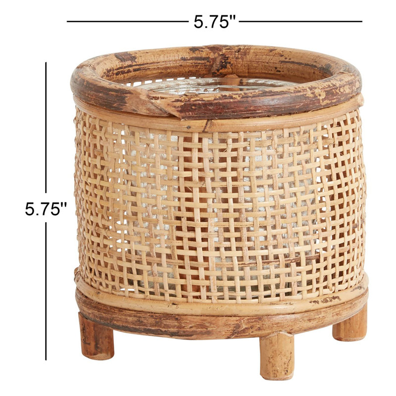Porte-votive en bois, H 5,75 po x l 5,75 po x P 5,75 po