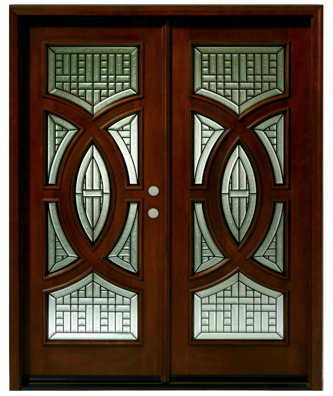 Asian Pacific Products Inc. Circular Delux Wodd Prehung Front Entry ...