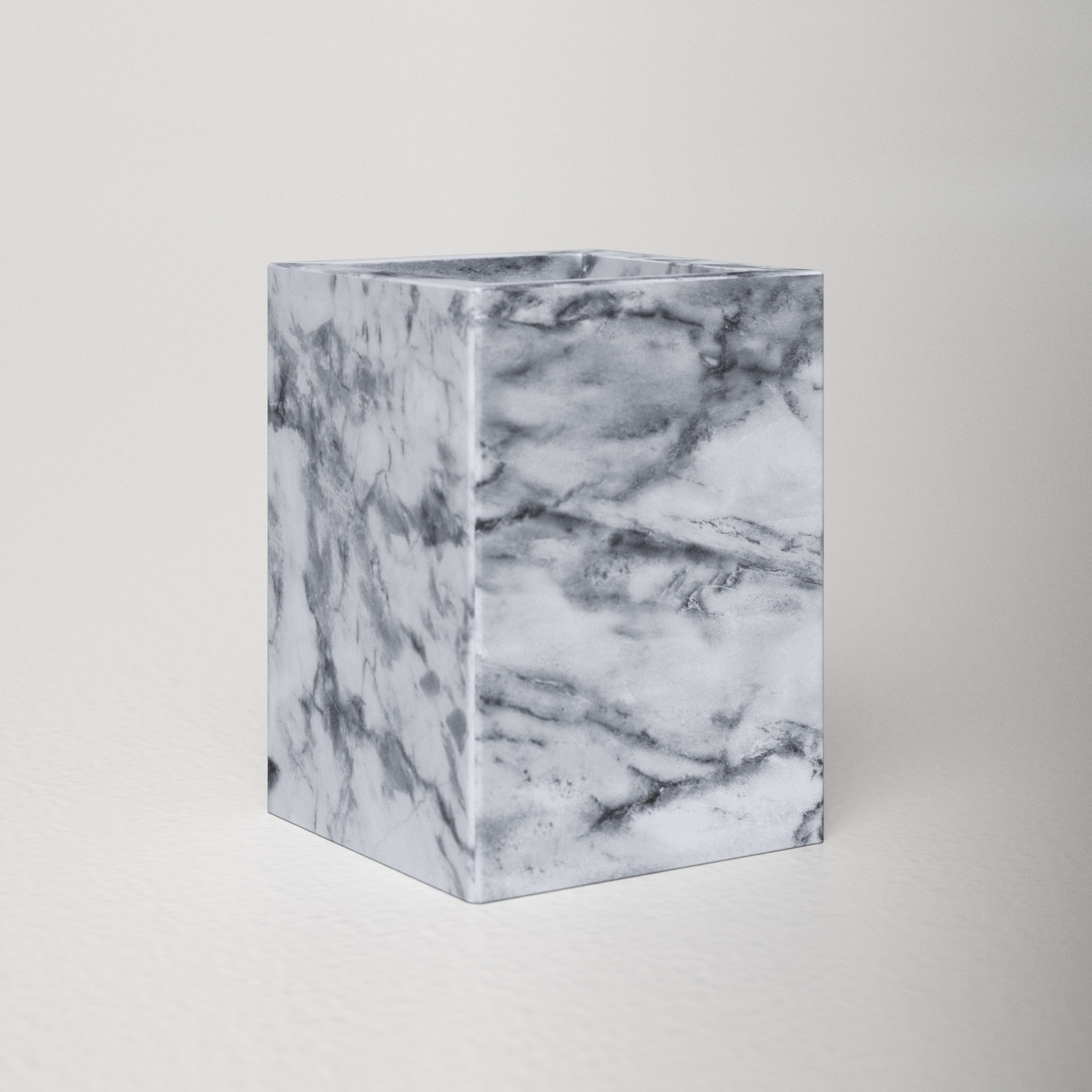 Graciela Marble Tumbler, Cloud Gray