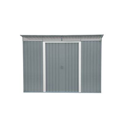 8 ft. W x 6 ft. D Metal Storage Shed