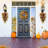 27"H Fall Pumpkin Leaf Teardrop