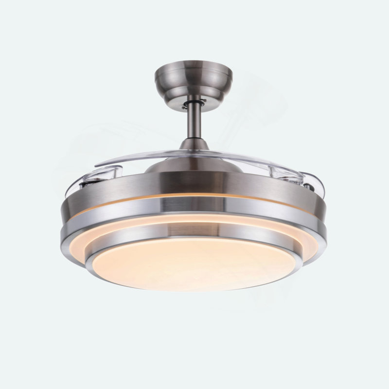 42 In. Retractable Ceiling Fan With Remote Control
