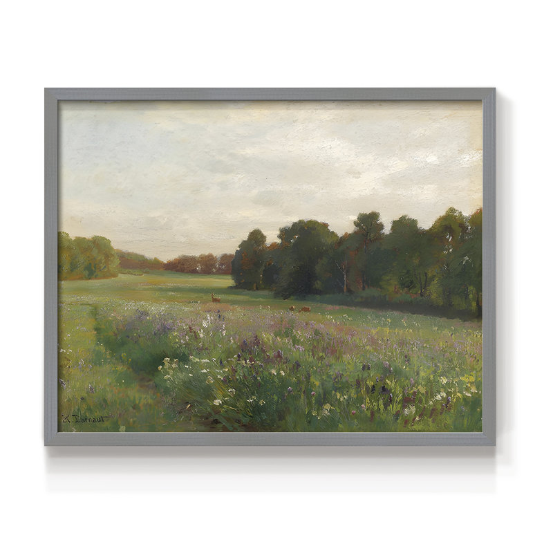 Paysages rétro-DLV-reproduction encadrée, H 8 po x l 10 po