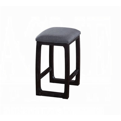 Tabouret à hauteur de comptoir de 1 pièce avec repose-pieds et coussin de siège rembourré