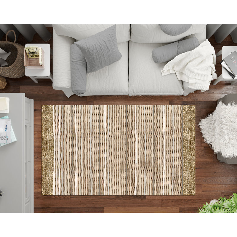Hiddenite Striped Area Rug, Rectangle 120 x 180cm
