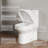 DeerValley Liberty Compact Toilets One-Piece Toilet With High-Efficiency Flush Round Toilet for Space-Saving Floor Mounted (Seat Included)-104469185-81774969
