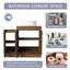 Meuble-lavabo simple 35,47 po avec comptoir