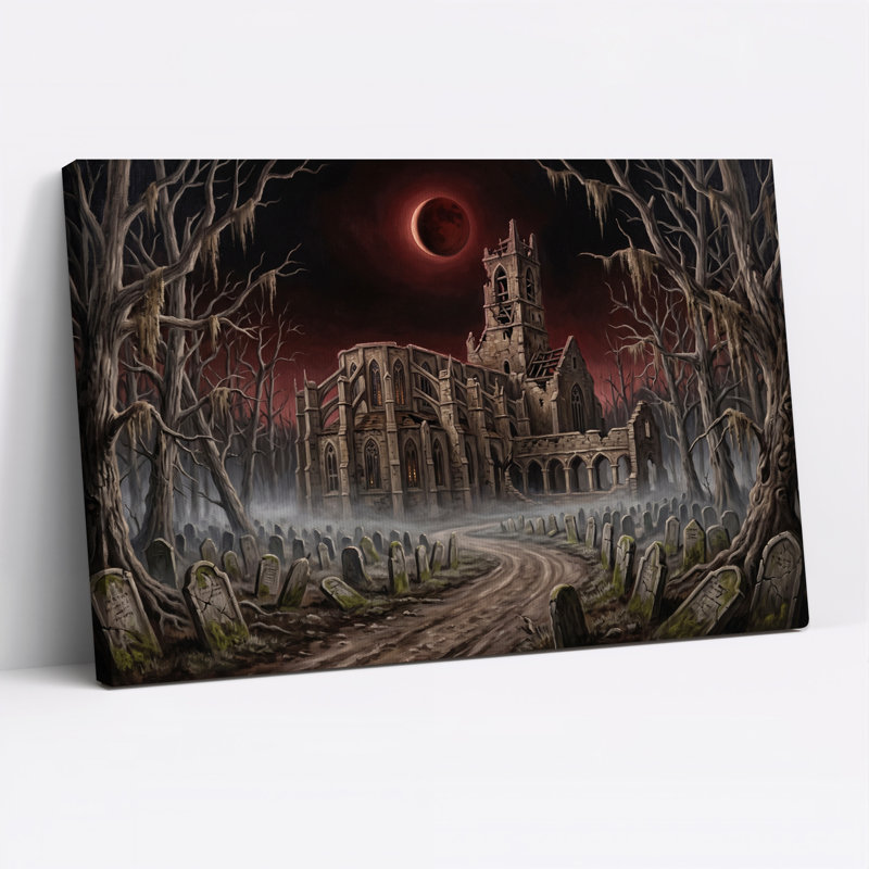 Art mural sur toile Ruine, H 32 po x l 48 po