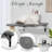 10-Piece Wall-Mounted Cat Tree Set In Gray