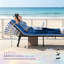 Chaises longues réglables pliantes pour la piscine-2112469398