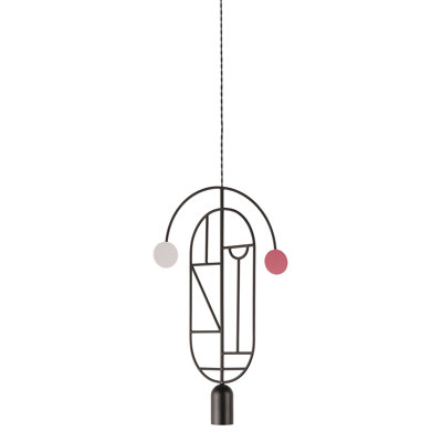Wooden Dots 1 - Light Unique/Statement Pendant