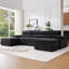 134" W Compression Modular U-Shaped Cloud Sectional Sofa-993809225