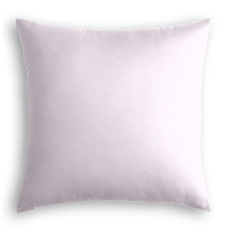 Housse de coussin carrée, 24 po x 24 po, Mauve pâle, Housse de coussin seulement - sans coussin