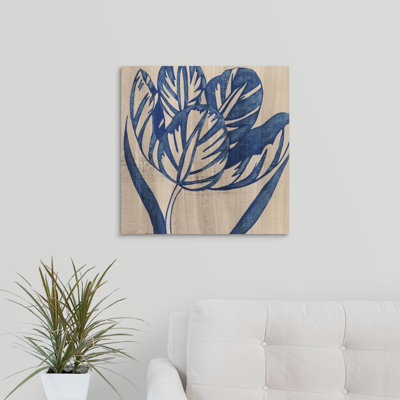 Indigo Floral " Indigo Tulip "
