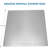 10" Square Rainfall & High Pressure Stainless Steel Bath Shower Head-114229249