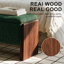 Banc de rangement rembourré bouclé de 42,5 pouces avec pieds en bois massif-908358996