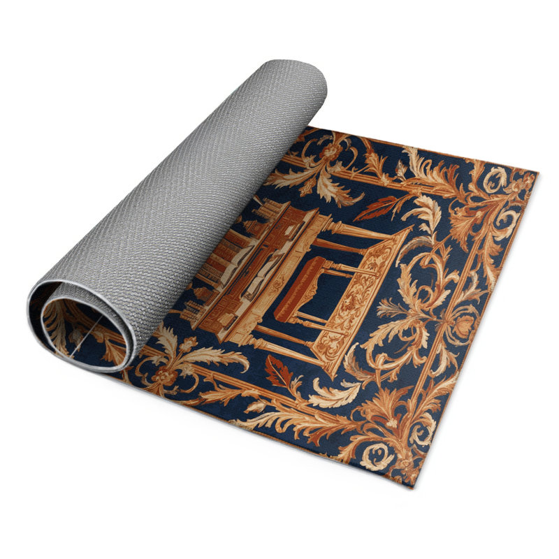 Tapis d'intérieur et d'extérieur gris français, Rectangle 9 pi x 12 pi