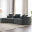 Canapé modulaire surdimensionné de 114 pouces - Chenille 4 avec siège large et profond, excellent support, 4 coussins pour le canapé du salon-642465705-642465704