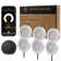 Smart LED Puck Light, Color Temperature & Brightness Adjustable (3000K-6000K), Works with Alexa/Google Home, App & Remote Control,Recessed/Surface Mount for Kitchen/Display Case