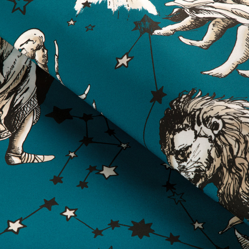 Cosmique Print, Teal
