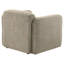 Fauteuil d'appoint rembourré en tissu Hemington brun-122491387