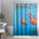 Calon – Polyester Shower Curtain, Dye Sublimation Print, 71" W × 74" L