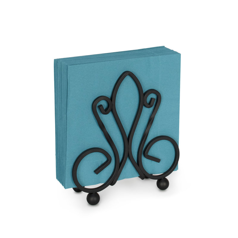 Metal Napkin Holder, Black