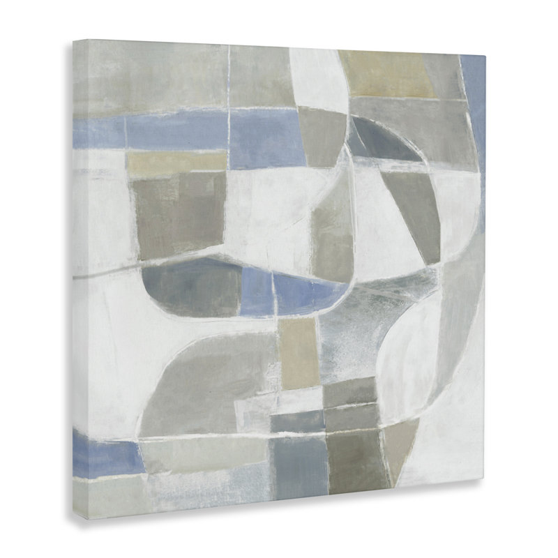Toile Subtle Flow Geometrics, conception par Hannah Dawson, H 17 po x l 17 po