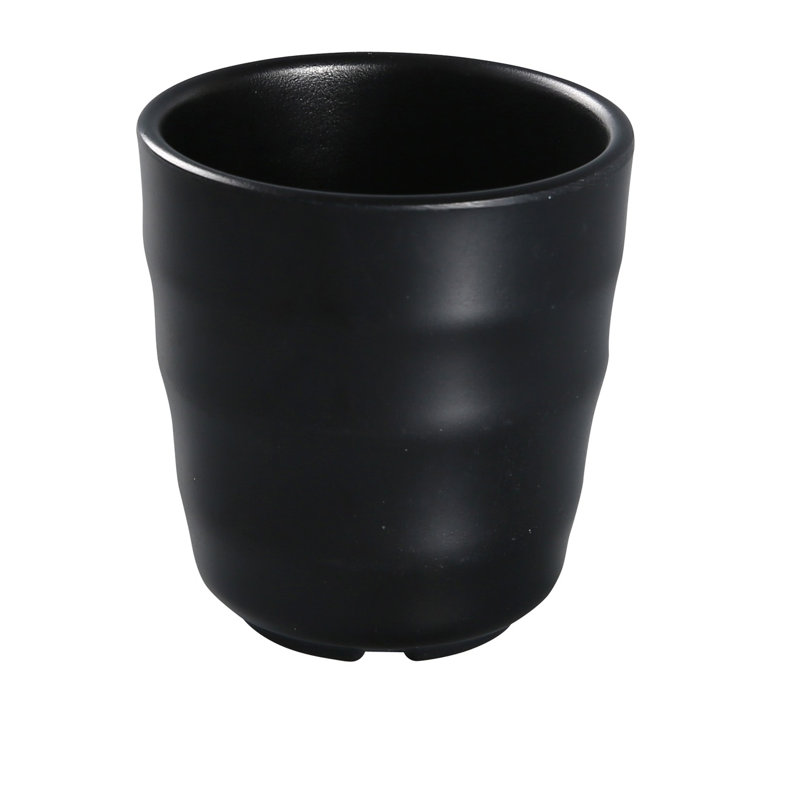 Tasse à thé en mélamine perle noire