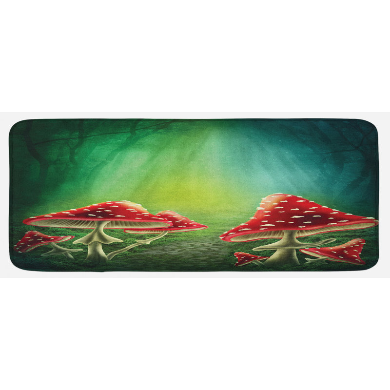 Rustic Synthetic Kitchen Mat