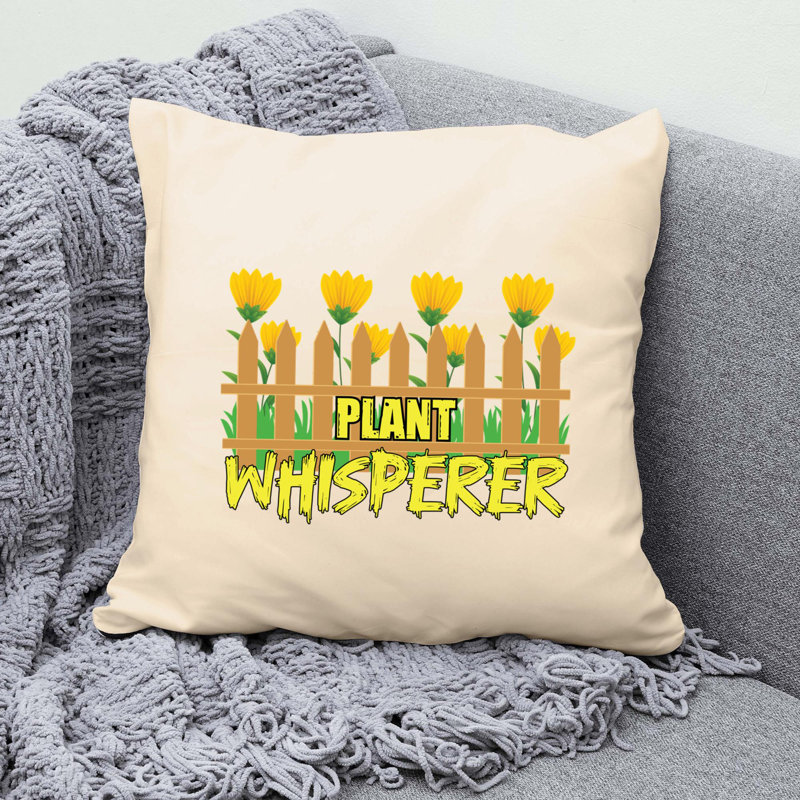 Amant de jardin, citation amusante 69 - Coussin décoratif inclus, H 20 po x l 20 po