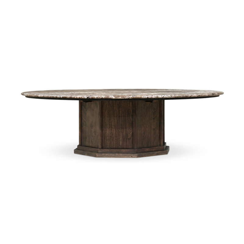 Pavlo Coffee Table-Dark Brown Acacia