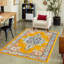 Tapis oriental jaune Armgard-1940619793