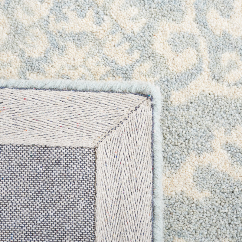Edurne Hand Tufted Wool Oriental Rug, Rectangle 5' x 8'