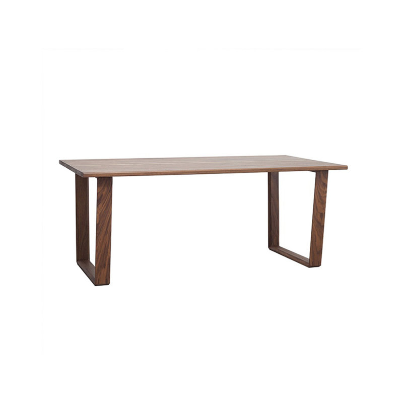 Quality Black Walnut Dining Table, 29.52" H x 70.86" L x 33.46" W