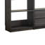 Système d'organisation modulaire Dee, 10 tablettes, 3 tringles, finition en bois gris