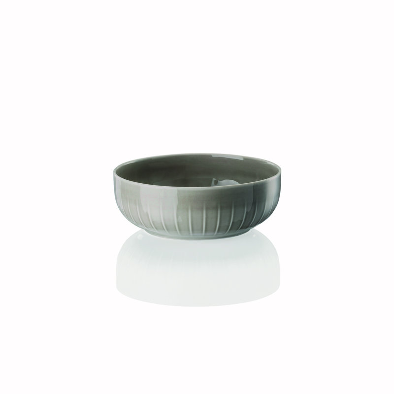 Joyn Porcelain Cereal Bowl, Gray