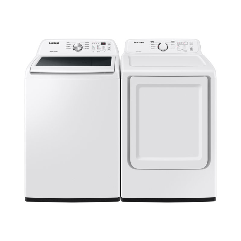 Samsung 4.4 cu. ft. Top Load Washer with ActiveWave Agitator and 7.2 cu. ft. Gas Dryer