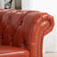 Canapé Chesterfield à accoudoirs roulés 3 places 84,65 po