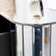 Table de chevet 2 tiroirs en fer gris-501648983