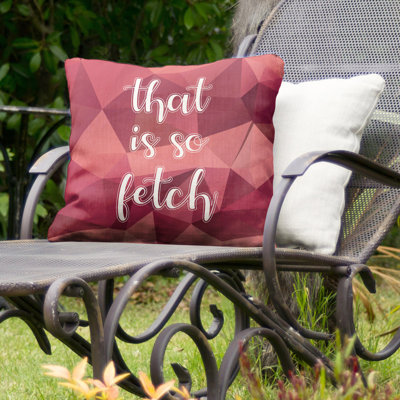 Outdoor Reversible Throw Pillow