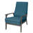 Mid Century Modern Upholstered Accent Chair, Faux Leather-772181222
