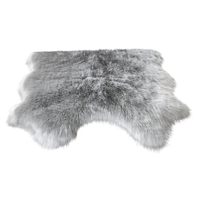 Tapis gris clair Whipkey Luxurious, Nouveauté 3 pi x 4 pi