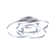 Alliber 3 - Light 23.23'' Simple Geometric LED Semi Flush Mount