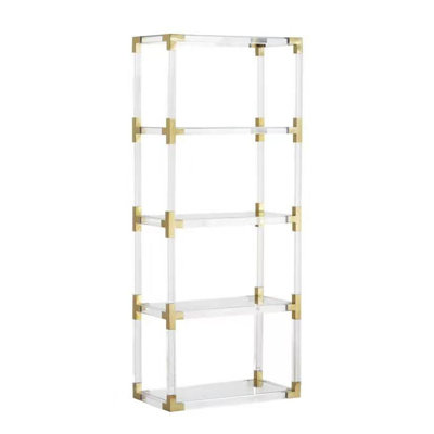 Étagère en plastique transparent l 30 po Dempster - Support de rangement polyvalent moderne