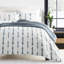 Ensemble de courtepointe réversible toutes saisons Dusk Blue par Becky Cameron-971313514